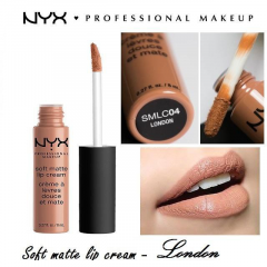 Жидкая помада с матовым финишем Nyx Soft Matte Lip Cream London SMLC04 бежевый нюд 8 мл