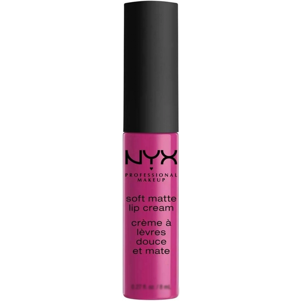 Жидкая помада с матовым финишем Nyx Soft Matte Lip Cream Addis Ababa SMLC07 яркая фуксия 8 мл