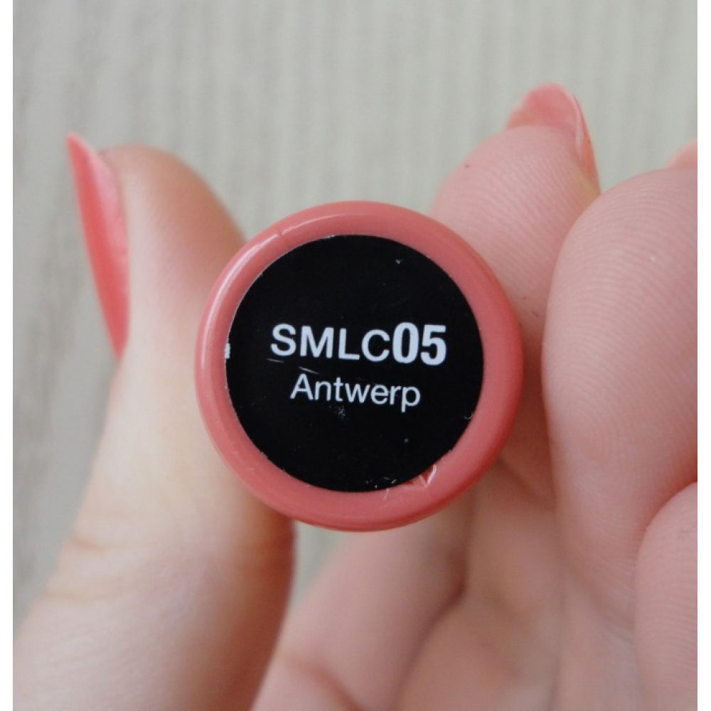 Liquid lipstick with a matte finish Nyx Soft Matte Lip Cream Antwerp SMLC05 pink coral 8 ml