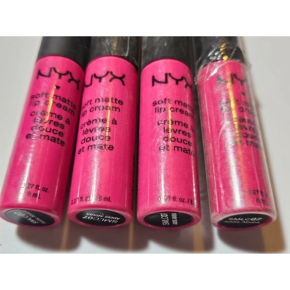 Жидкая помада с матовым финишем Nyx Soft Matte Lip Cream Addis Ababa SMLC07 яркая фуксия 8 мл