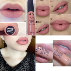 Liquid lipstick with a matte finish Nyx Soft Matte Lip Cream Stockholm SMLC02 beige 8 ml