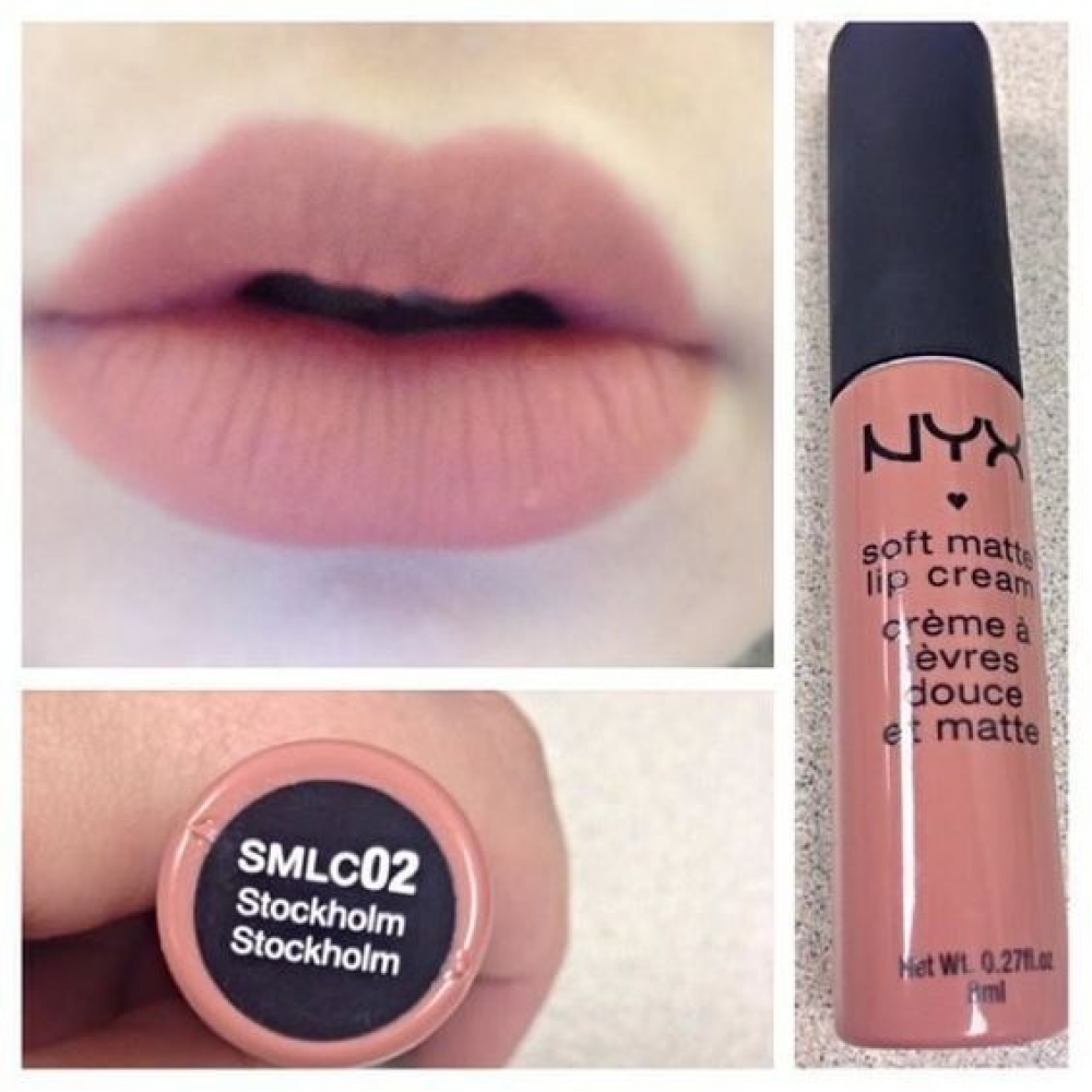 Жидкая помада с матовым финишем Nyx Soft Matte Lip Cream Stockholm SMLC02 бежевый 8 мл