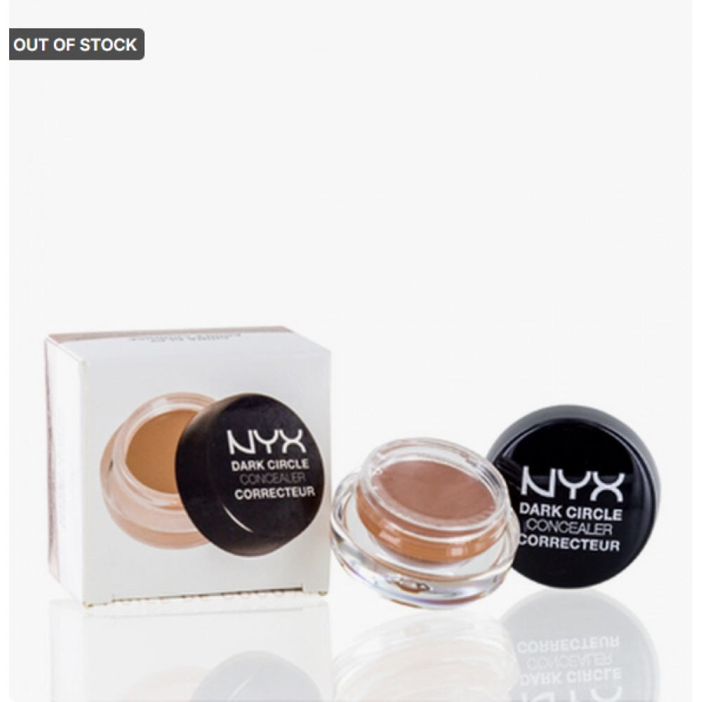 Pigmented concealer masking dark circles under the eyes NYX Professional Makeup Dark Circle Concealer shade Deep DCC04