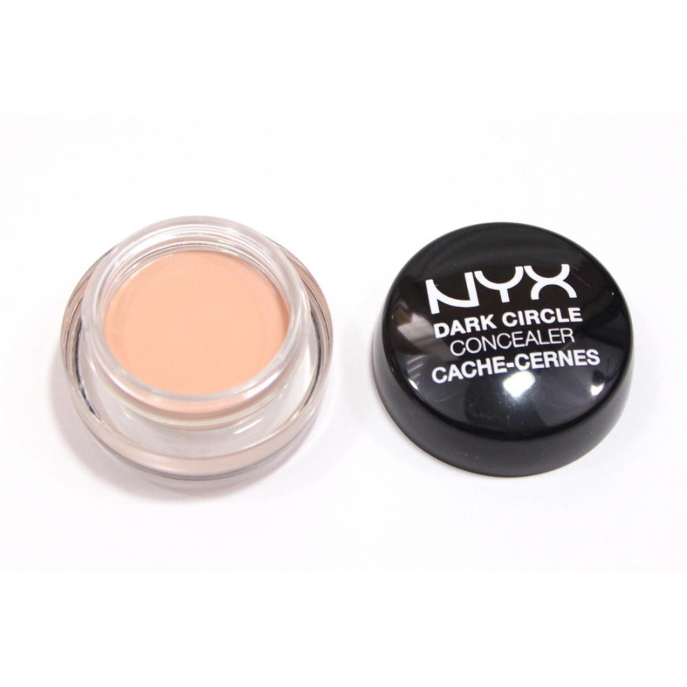 Pigmented concealer masking dark circles under the eyes NYX Professional Makeup Dark Circle Concealer shade Fair DCC01