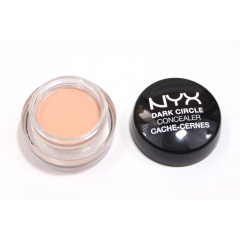 Pigmented concealer masking dark circles under the eyes NYX Professional Makeup Dark Circle Concealer shade Fair DCC01