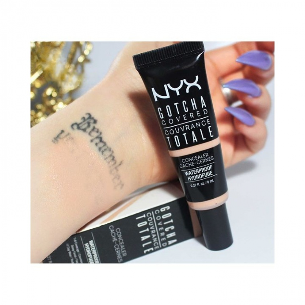 Nyx Cosmetics Gotcha Covered Full Coverage Concealer Ivory GCC01 Waterproof