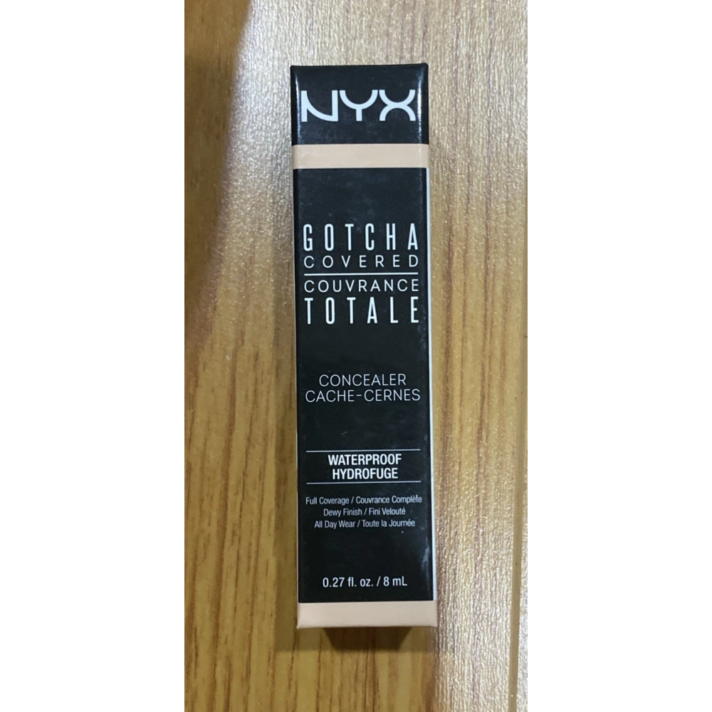Concealer with full coverage Nyx Cosmetics Gotcha Covered Light GCC02 waterproof