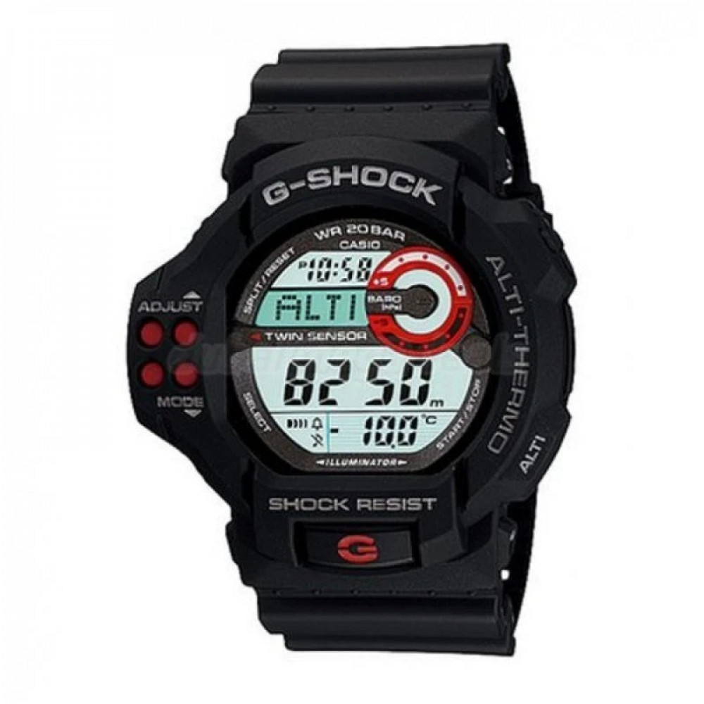 Waterproof men's wristwatch with altimeter Casio G-Shock GDF-100-1A