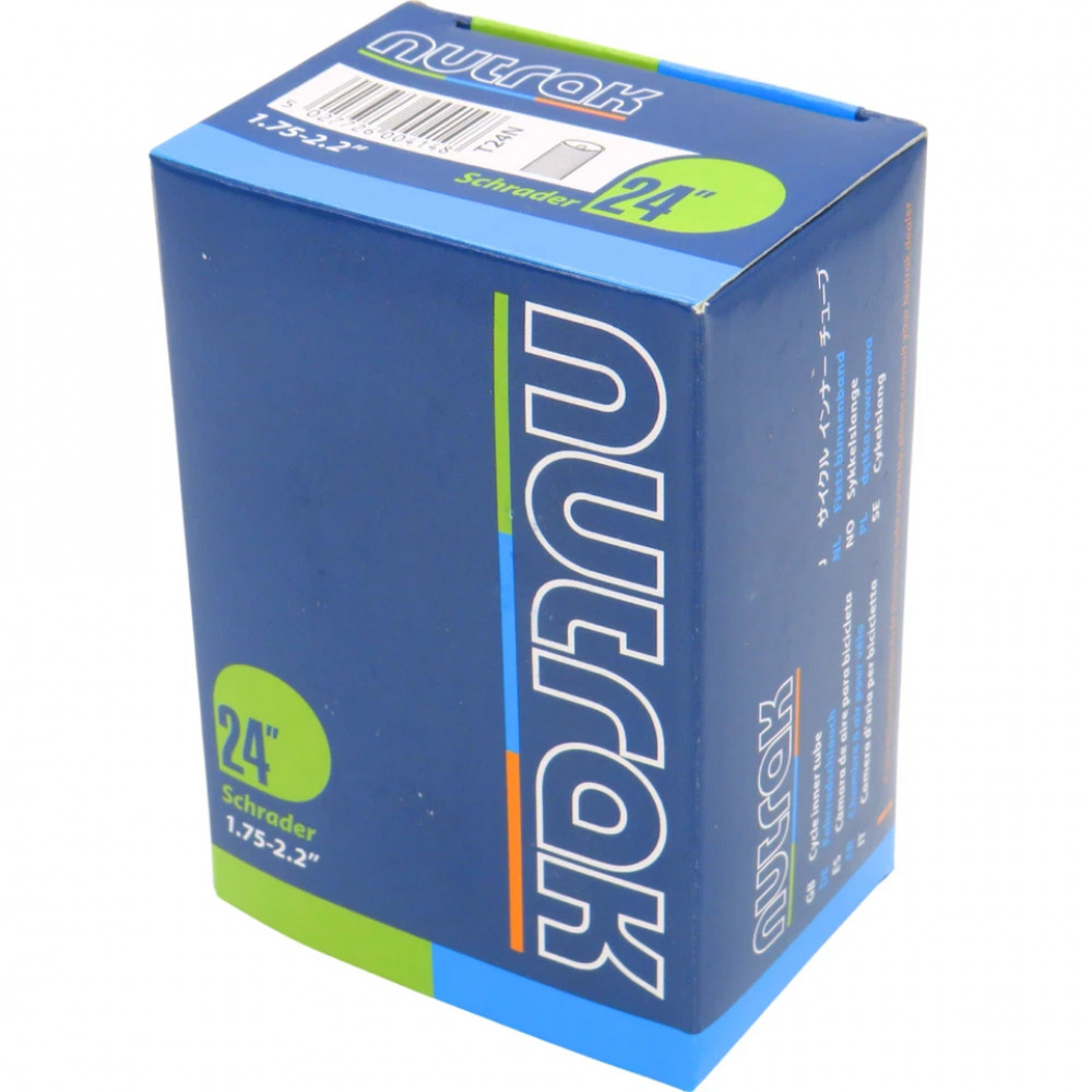 Nutrak Schrader Valve Bicycle Tube 24" (61 cm) 24x1.75-2.2"