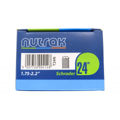 Nutrak Schrader Valve Bicycle Tube 24" (61 cm) 24x1.75-2.2"