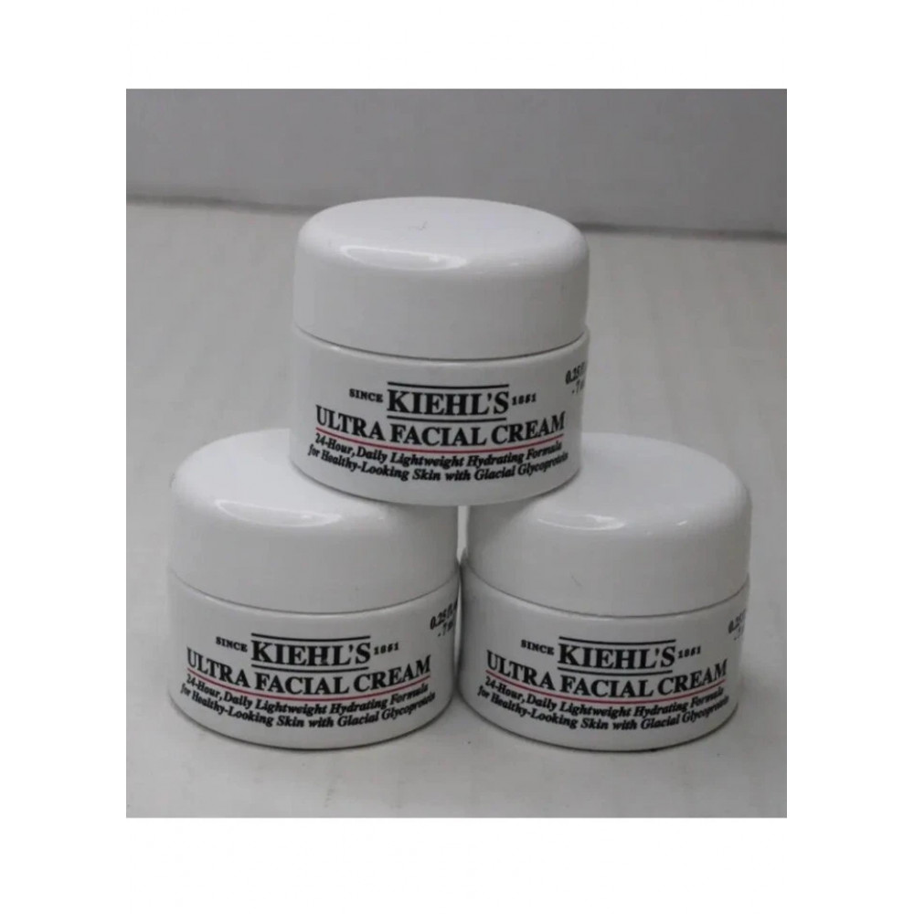 Set of Kiehl’s Ultra Facial Cream moisturizing cream samples 3 bottles of 7 ml each