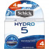 Сменные кассеты для бритвы Schick Hydro 5 Power Select and Groomer 4 шт