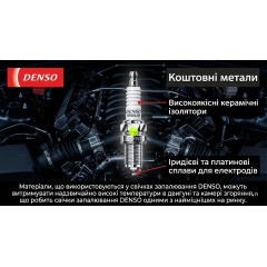 Набір 8 шт іридієвих свічок запалювання Denso Iridium TT Spark Plugs ITL16TT / 4717 Made in Japan для JEEP CHEVROLET DODGE CHRYSLER