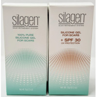 Набор силиконовых гелей для коррекции шрамов Silagen Scar Refinement System (дневной с SPF30 и ночной) 2 шт по 15 г