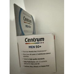 Мультивитаминный комплекс Centrum Men 50+ для мужского здоровья после 50 лет 30 шт срок годности 06/2026
