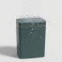 Touchless sensor trash can for home with battery, green, 15 L