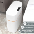 Contactless touch sensor trash can for home, white, 16 L
