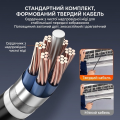 Ендоскоп технічний Yijia G453 дисплей 4,3 дюйма жорсткий кабель 5 метрів