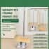 Stainless steel sweeping set with a thickened round dustpan and broom