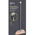 Stainless steel sweeping set with a thickened round dustpan and broom