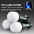 Toy rocket launcher bazooka Lohui M202 with 12 glowing projectiles and protective goggles