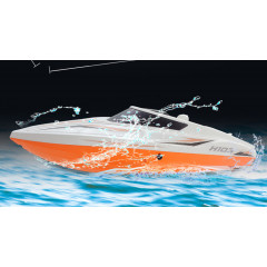 High-speed remote-controlled boat Tianke H111 scale 1:38 600mAh battery orange