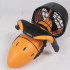 Underwater electric scooter for swimming and snorkeling 24V 6Ah orange