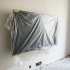 Dustproof transparent polyethylene film for furniture 4 x 10 m