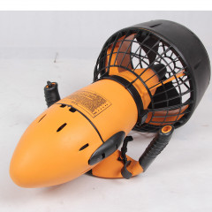 Underwater electric scooter for swimming and snorkeling 24V 6Ah orange