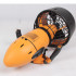 Underwater electric scooter for swimming and snorkeling 24V 6Ah orange
