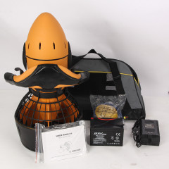 Underwater electric scooter for swimming and snorkeling 24V 6Ah orange