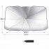 Universal titanium-silver car sunshade umbrella for the windshield 150*85 cm