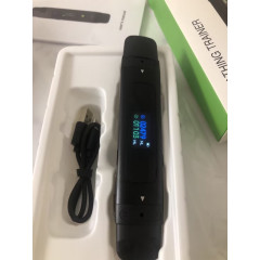 Электронный тренажер для легких с датчиком объема вдоха и выдоха Breathing Trainer Smart-V1 черный