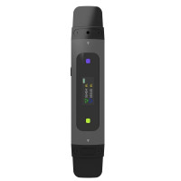 Електронний тренажер для легень з датчиком об'єму вдиху та видиху Breathing Trainer Smart-V1 сірий
