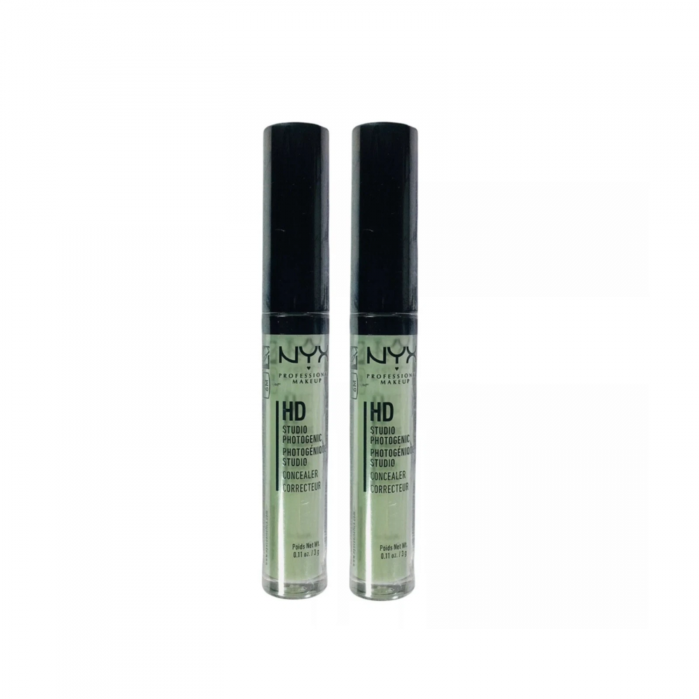 NYX Cosmetics HD Concealer Wand Liquid Concealer for Face in shade Green (CW12)