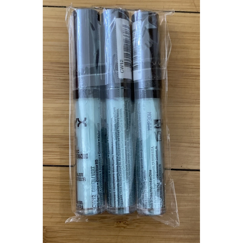 NYX Cosmetics HD Concealer Wand Liquid Concealer for Face in shade Green (CW12)