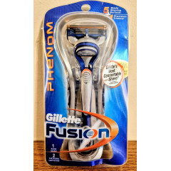 Чоловічий набір для гоління Gillette Fusion Power Phenom (станок 2 касети гель HydraGel 71 г)
