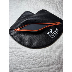 Women's cosmetic bag-wallet made of eco-leather NYX Professional Makeup Ulta Xo Lippie Love black lips