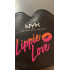 Women's cosmetic bag-wallet made of eco-leather NYX Professional Makeup Ulta Xo Lippie Love black lips