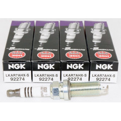 Набір 4 шт рутенієвих свічок запалювання NGK Ruthenium HX 92274 Spark Plugs LKAR7AHX-S для Nissan Infiniti Honda Acura Mazda