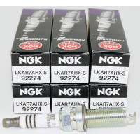 Набор 6 шт рутениевых свечей зажигания NGK Ruthenium HX 92274 Spark Plugs LKAR7AHX-S для Nissan Infiniti Honda Acura Mazda