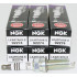 Set of 6 pcs ruthenium spark plugs NGK Ruthenium HX 92274 Spark Plugs LKAR7AHX-S for Nissan Infiniti Honda Acura Mazda
