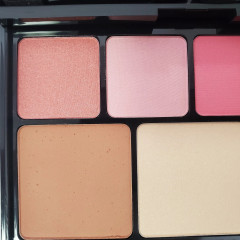 Палетка для макияжа лица и глаз Nyx Butt Naked Eyes S122 (15 теней 4 румян 1 бронзер 2 хайлайтера)