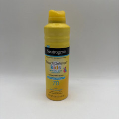 Водостойкий защитный спрей от солнца для детей Neutrogena Beach Defense Kids SPF 70 флакон 184 г