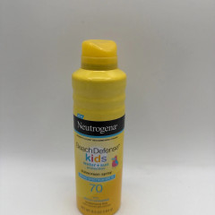 Водостійкий захисний спрей від сонця для дітей Neutrogena Beach Defense Kids SPF 70 флакон 184 г