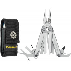 Multifunctional tool multitool Leatherman Wave Plus 20 functions silver