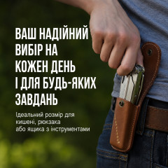 Багатофункціональний інструмент мультитул Leatherman Wave Plus 20 функцій сріблястий