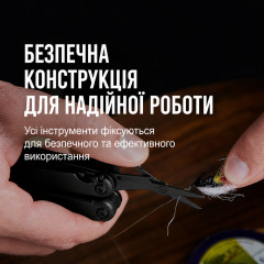 Багатофункціональний інструмент мультитул Leatherman Wave Plus 20 функцій сріблястий