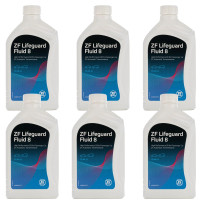 Synthetic oil for ZF Lifeguard Fluid 8 automatic transmission, volume 6 liters