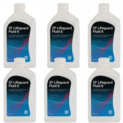 Синтетическое масло в трансмиссию АКПП ZF Lifeguard Fluid 8 объем 6 л